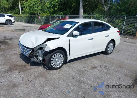 2014 Nissan Sentra Fe+ S/Fe+ Sv/S/Sl/Sr/Sv z USA, uszkodzony, nr VIN 3N1AB7AP6EY259501